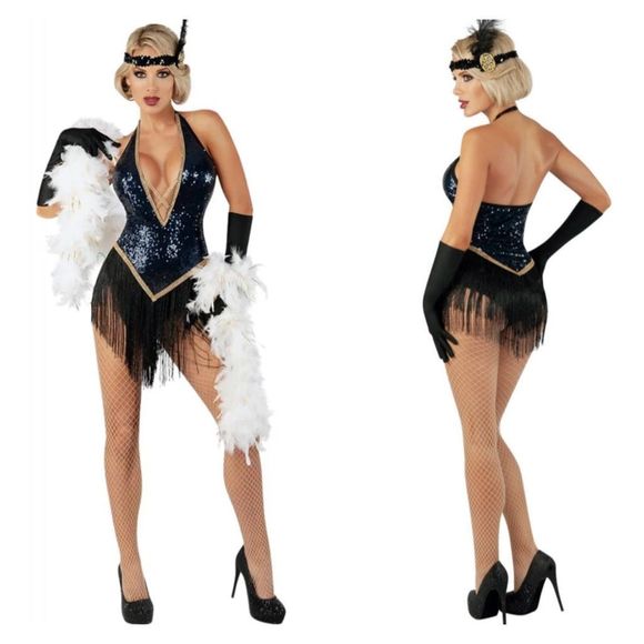 Yandy Other - NWT Yandy Starline Jazzy Jezebel Flapper Halloween Costume Size Large Role Play